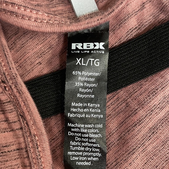 RBX Sleeveless Top Tank Top Back Cut Out XL - Picture 6 of 7